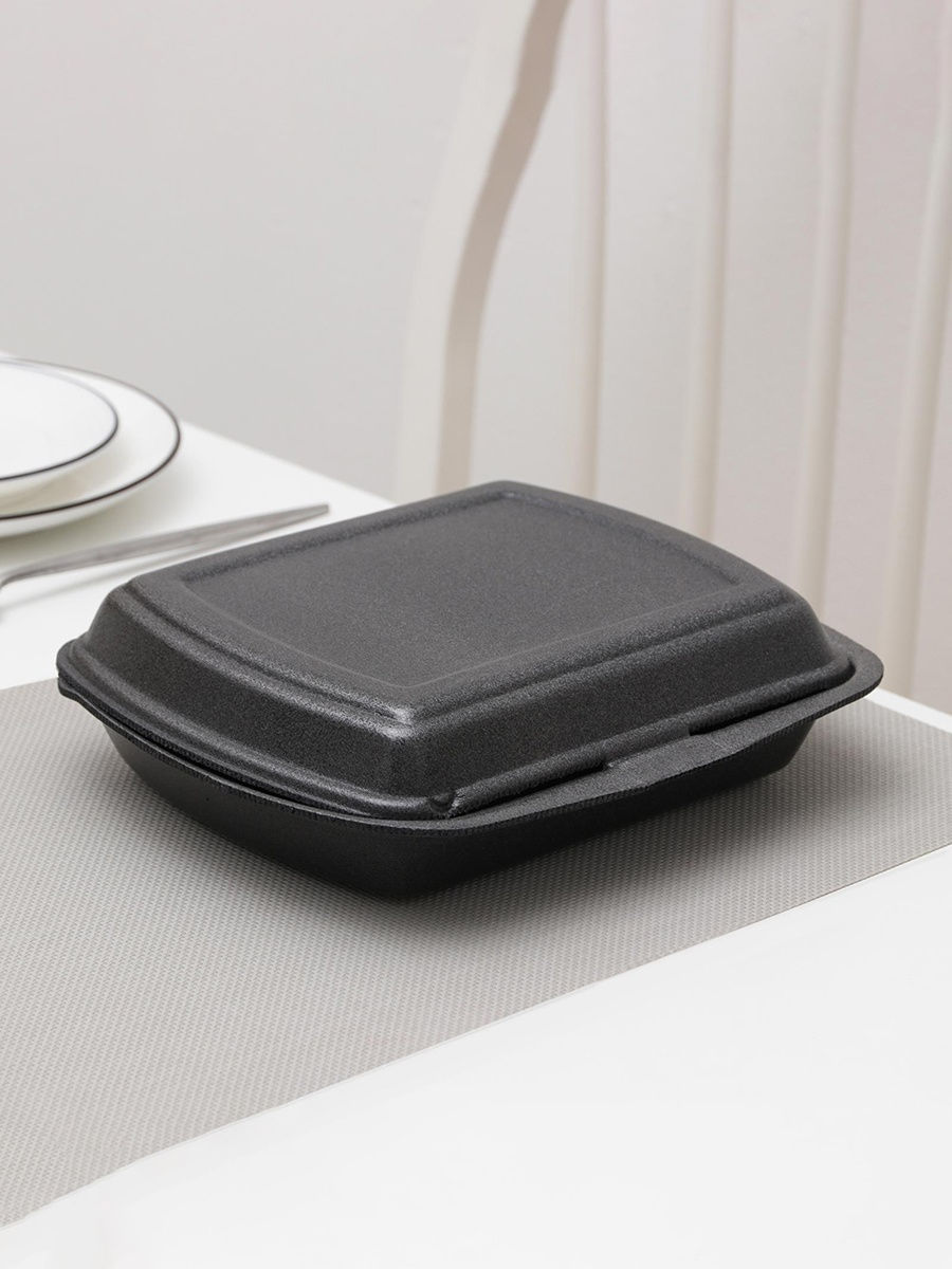 товар Ланч-бокс ВПС LB-1 (черный) 250х195х68 мм LB-1B